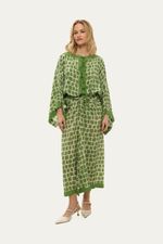 Saia Longa Pareo Moldura Pincel Bdln - VERDE 1