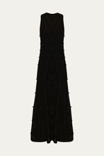 Vestido Longo Tric  Gr o Coven - PRETO 4