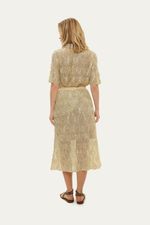 Saia Midi Evase Renda Belize Gig - OFF WHITE 4
