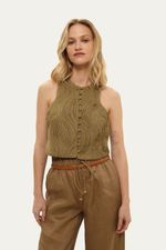 Colete Alessa Chiffon Cruise - VERDE 0