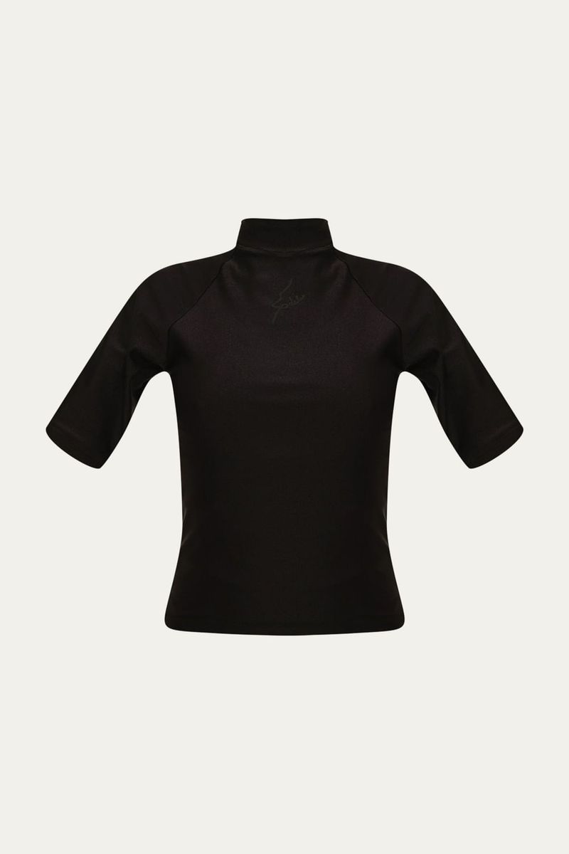 Blusa Manga Curta Pella Lo De Lui - PRETO 4
