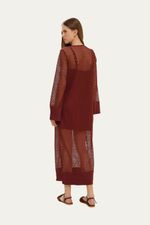 Vestido Midi Heek Clemence - VINHO 2
