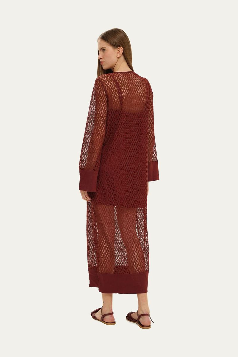 Vestido Midi Heek Clemence - VINHO 2