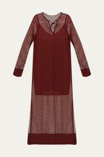 Vestido Midi Heek Clemence - VINHO 3