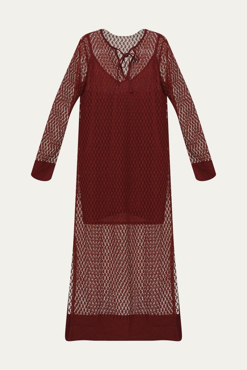 Vestido Midi Heek Clemence - VINHO 3