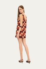 Vestido Mini Fuxico Marina Bit  - MULTICOLORIDO 4