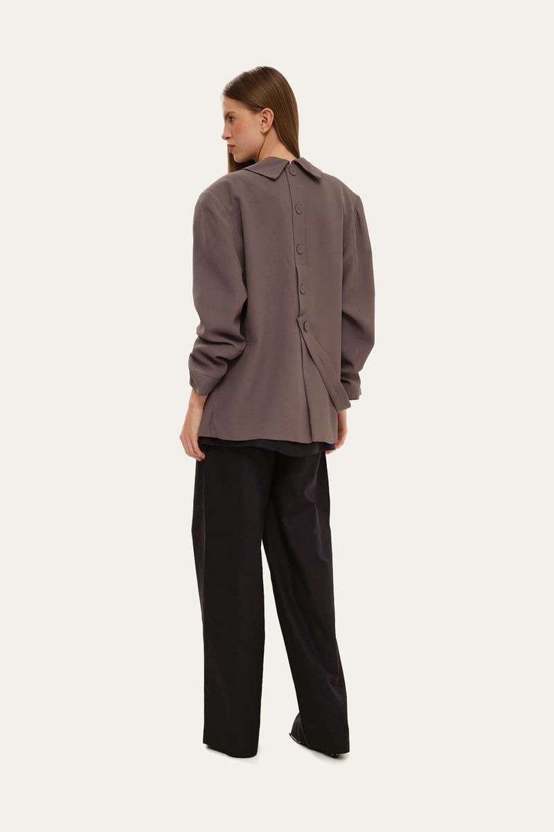 Blazer Te n Francesca - CINZA 3