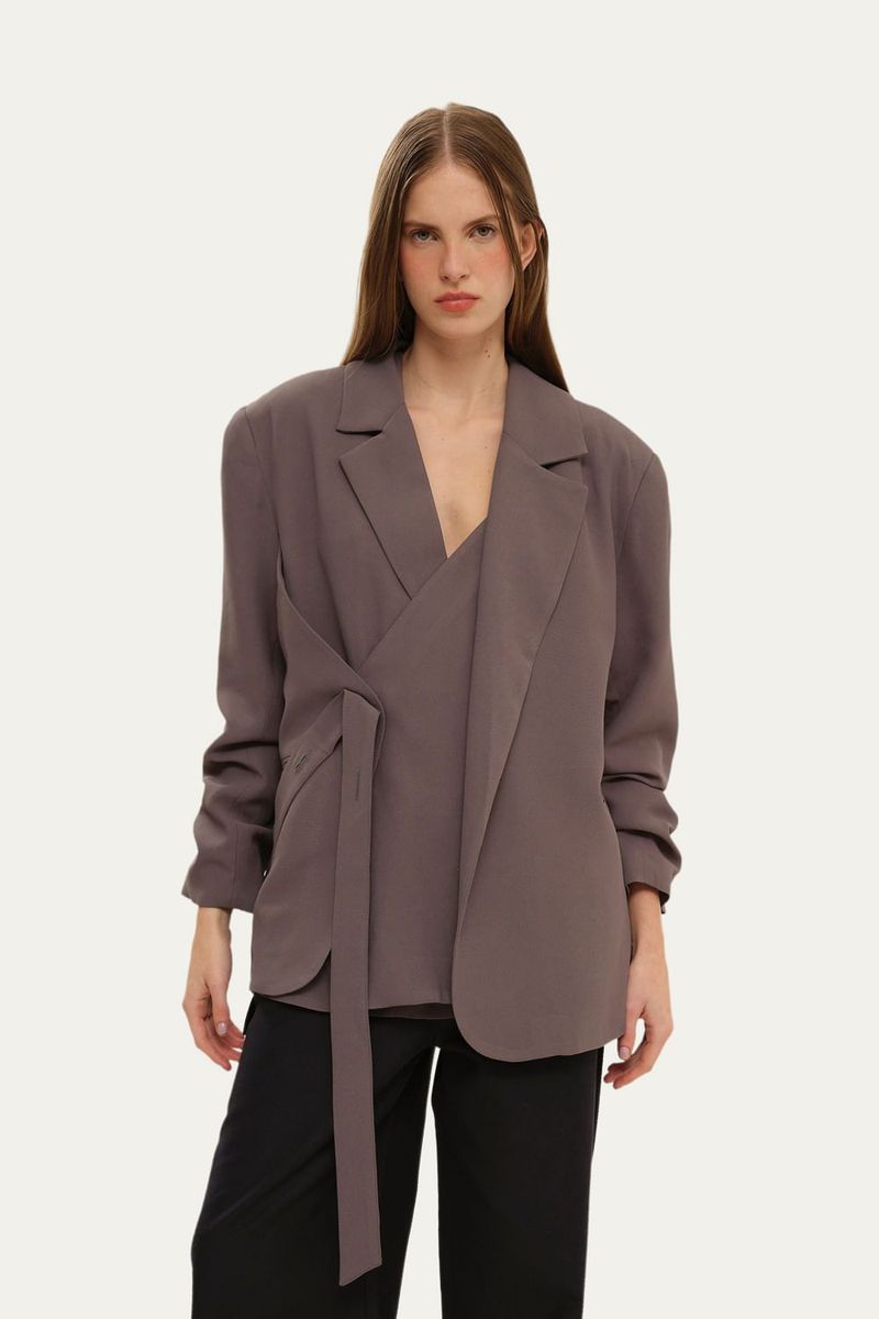 Blazer Te n Francesca - CINZA 0