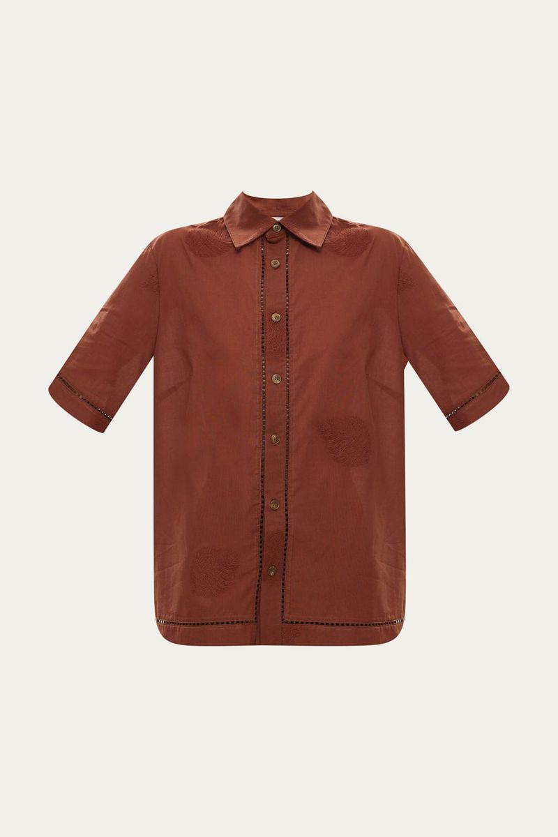 Camisa Mc Lin Clemence - MARROM 4