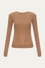 Blusa Manga Longa Kamala Tata - BEGE 0