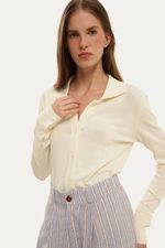 Camisa Justa Tricot Egrey - OFF WHITE 3