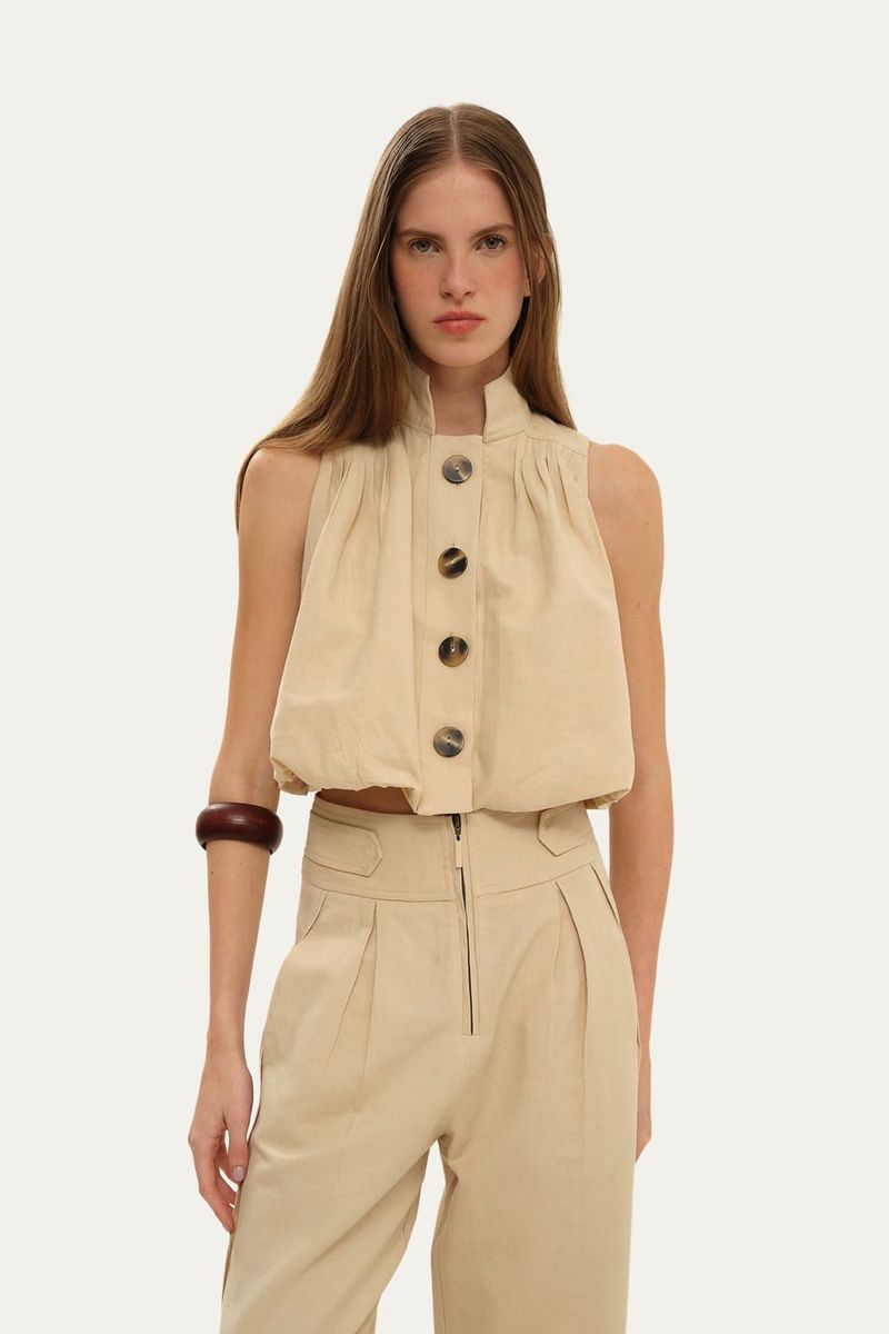 Colete Alicia Cach  - BEGE 1