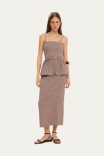 Vestido Midi Serpentine Clemence - MULTICOLORIDO 0