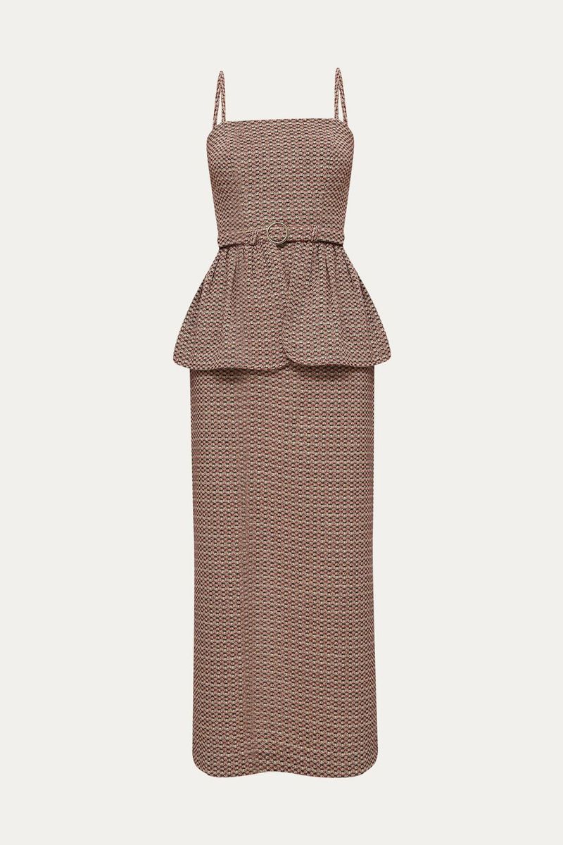 Vestido Midi Serpentine Clemence - MULTICOLORIDO 3