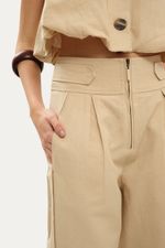 Cal a Pantacourt Bianca Cach  - BEGE 3