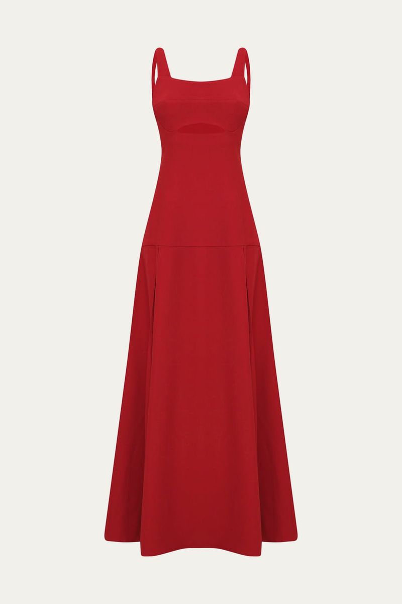 Vestido Carmela Aleha - VERMELHO 3