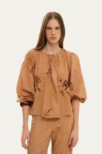 Blusa Karina Aleha - BEGE 0