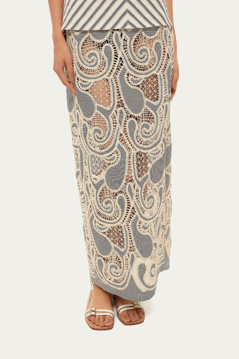 Saia Midi  ze Framed - LISTRAS 1