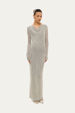 Vestido Midi Franz Framed - PRATA 0