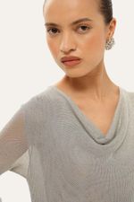 Vestido Midi Franz Framed - PRATA 2