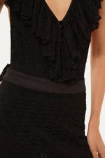 Saia Midi Hillon Framed - PRETO 2