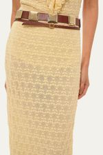 Saia Midi Hillon Framed - AMARELO 2