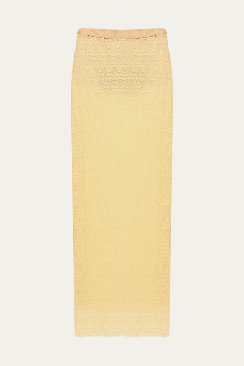 Saia Midi Hillon Framed - AMARELO 4