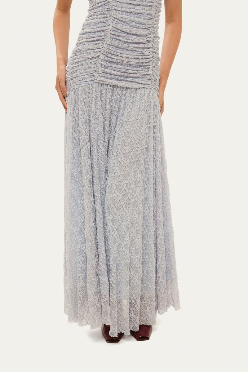 Vestido Midi Hillon Framed - AZUL 2