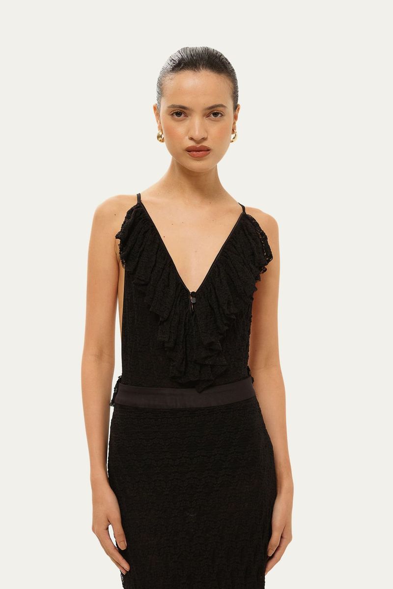 Body Hillon Framed - PRETO 0