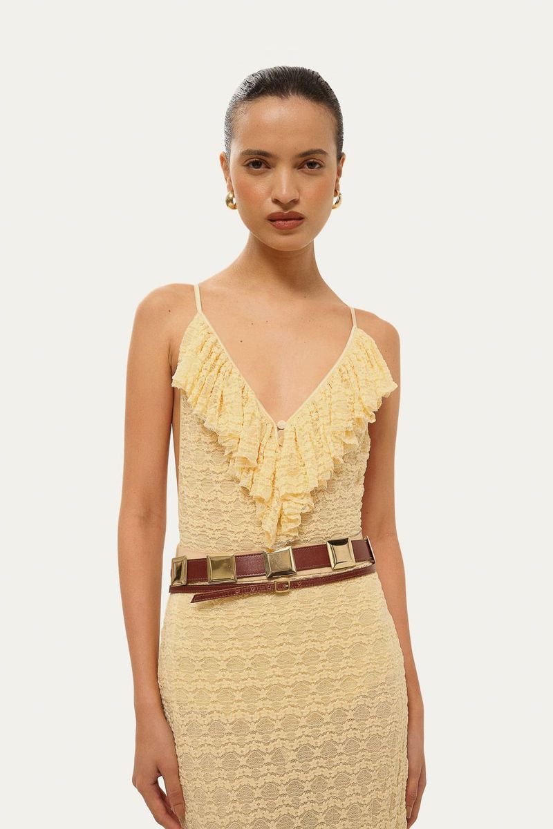 Body Hillon Framed - AMARELO 0