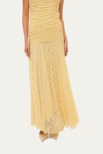 Vestido Midi Hillon Framed - AMARELO 2
