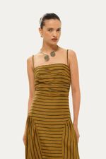 Vestido Midi Clarien Framed - VERDE 2