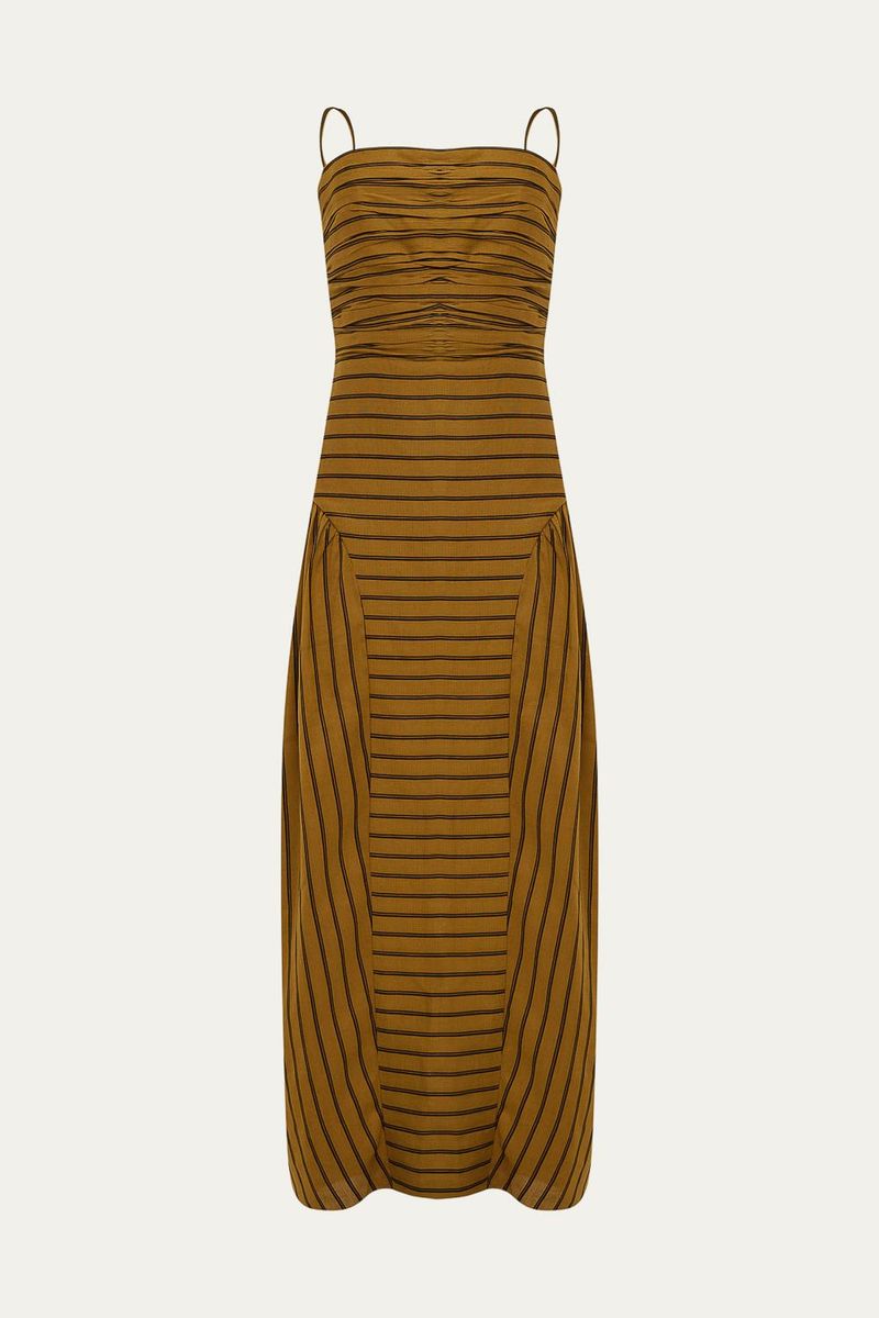 Vestido Midi Clarien Framed - VERDE 0