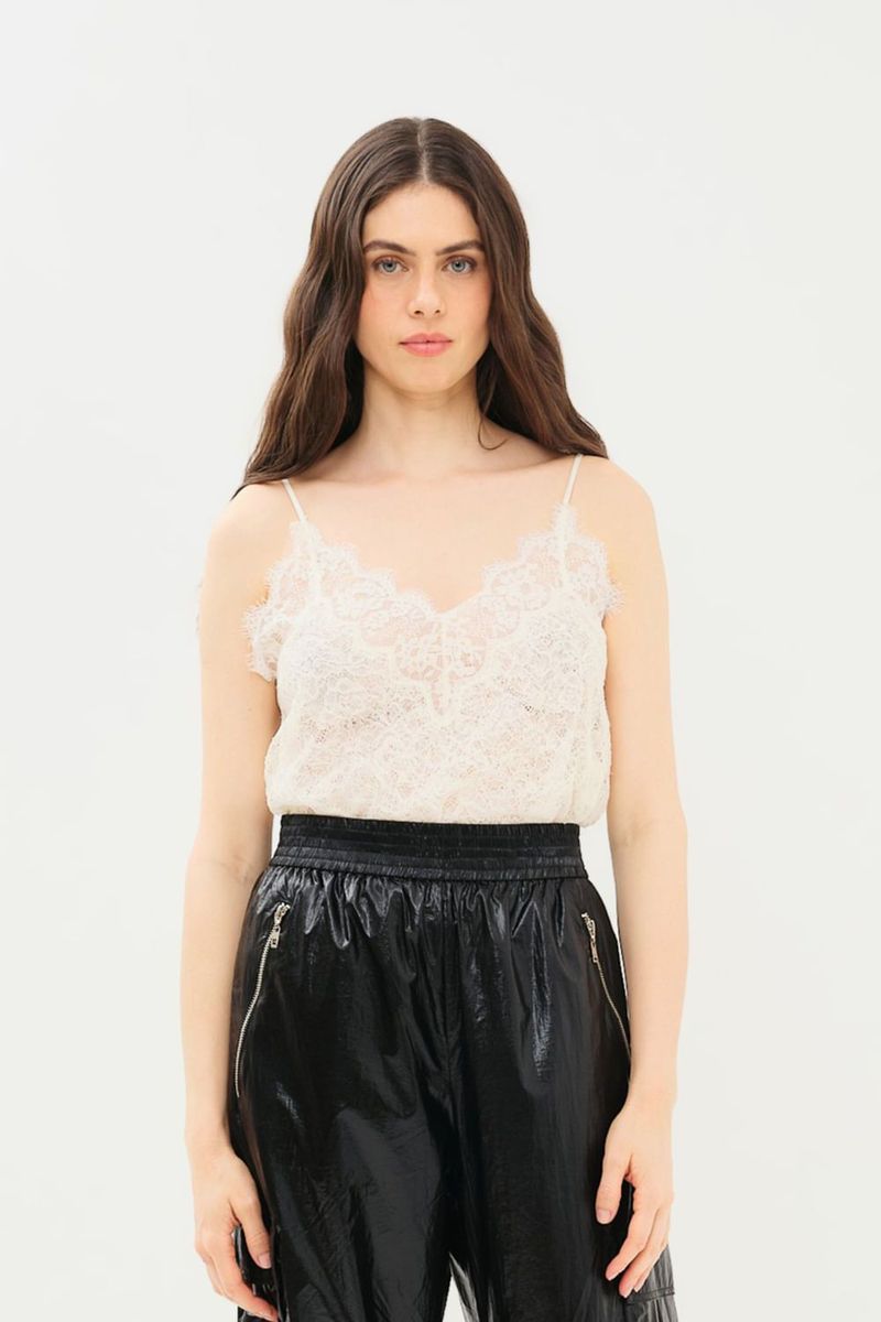 Regata Renda Lingerie Lucy Nk - OFF WHITE 1