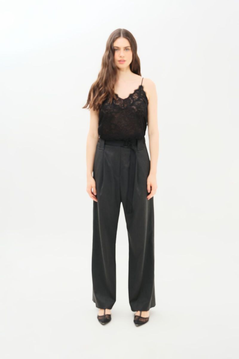 Regata Renda Lingerie Lucy Nk - PRETO 2