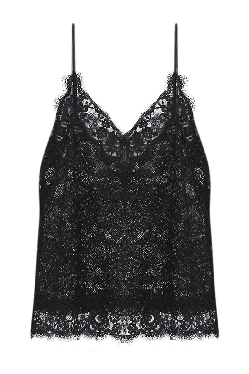 Regata Renda Lingerie Lucy Nk - PRETO 0