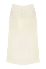 Saia Midi Renda Lingerie Lira Nk - OFF WHITE 0