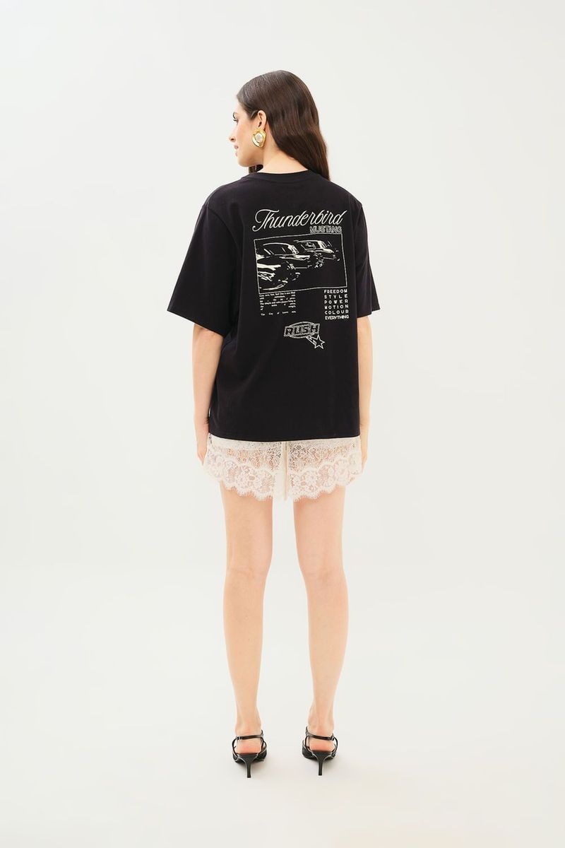 Shorts Mini Renda Lingerie Lilian Nk - OFF WHITE 2