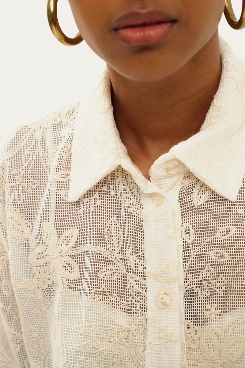 Camisa Mc Les Glan Clemence - OFF WHITE 2