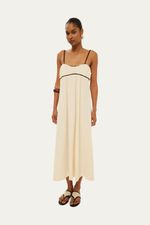 Vestido Midi Infinitude A Niemeyer - OFF WHITE 0