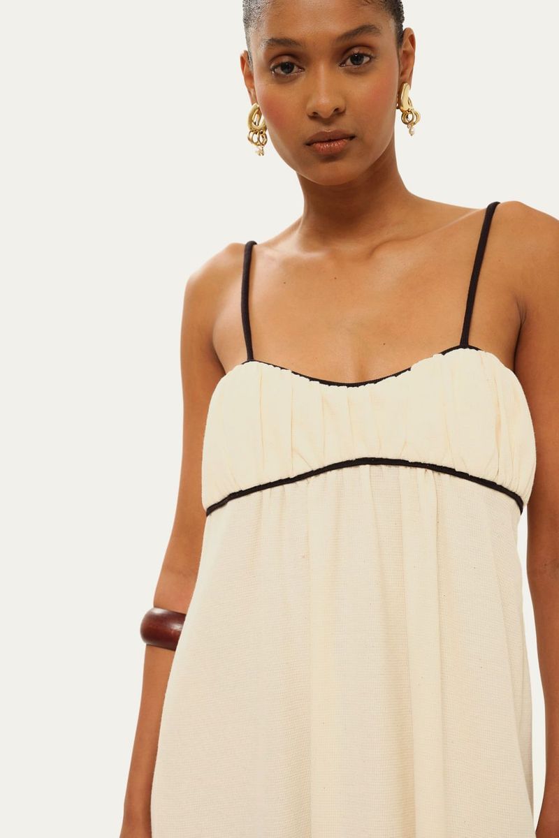 Vestido Midi Infinitude A Niemeyer - OFF WHITE 1