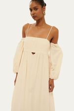 Vestido Midi Estelar A Niemeyer - OFF WHITE 1