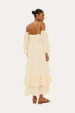 Vestido Midi Estelar A Niemeyer - OFF WHITE 2