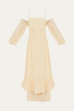 Vestido Midi Estelar A Niemeyer - OFF WHITE 3