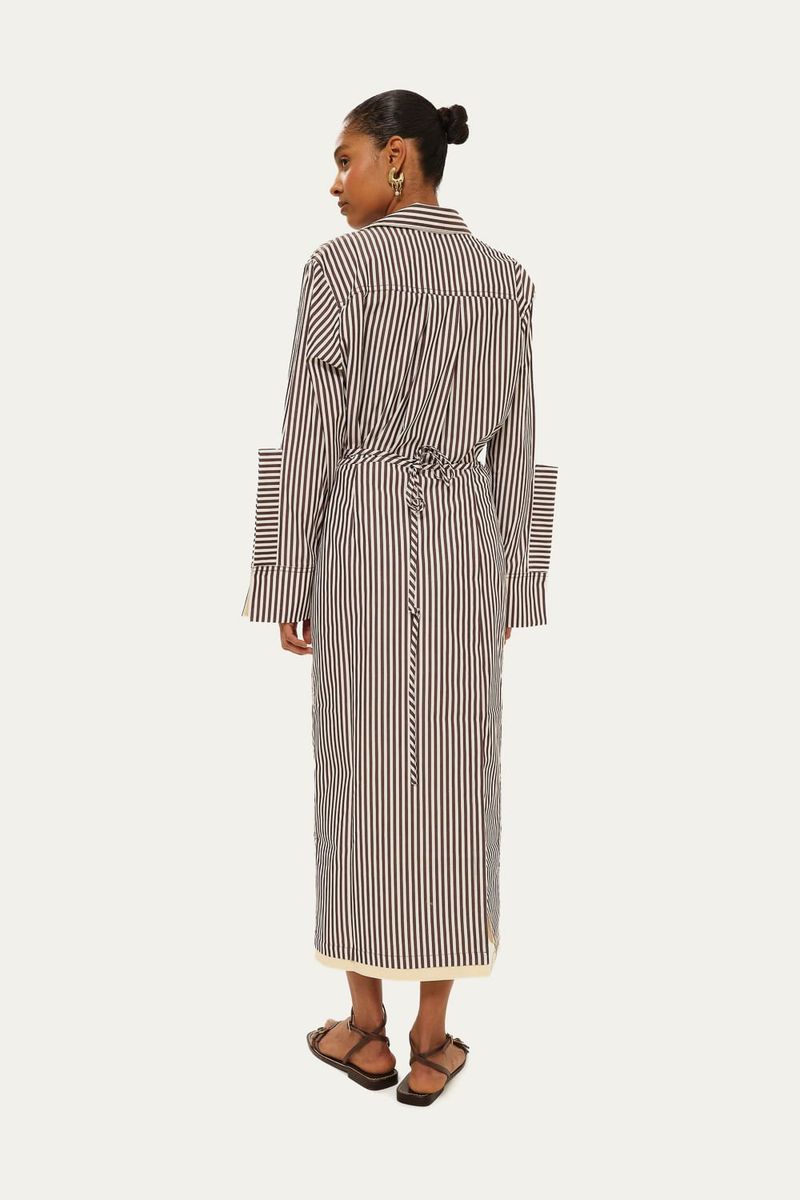 Camisa Manga Longa Tricoline Listrada C  Algod o Coven - LISTRAS 3