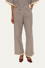 Cal a Pantalona Tricoline Listrada C  Algod o Coven - LISTRAS 1