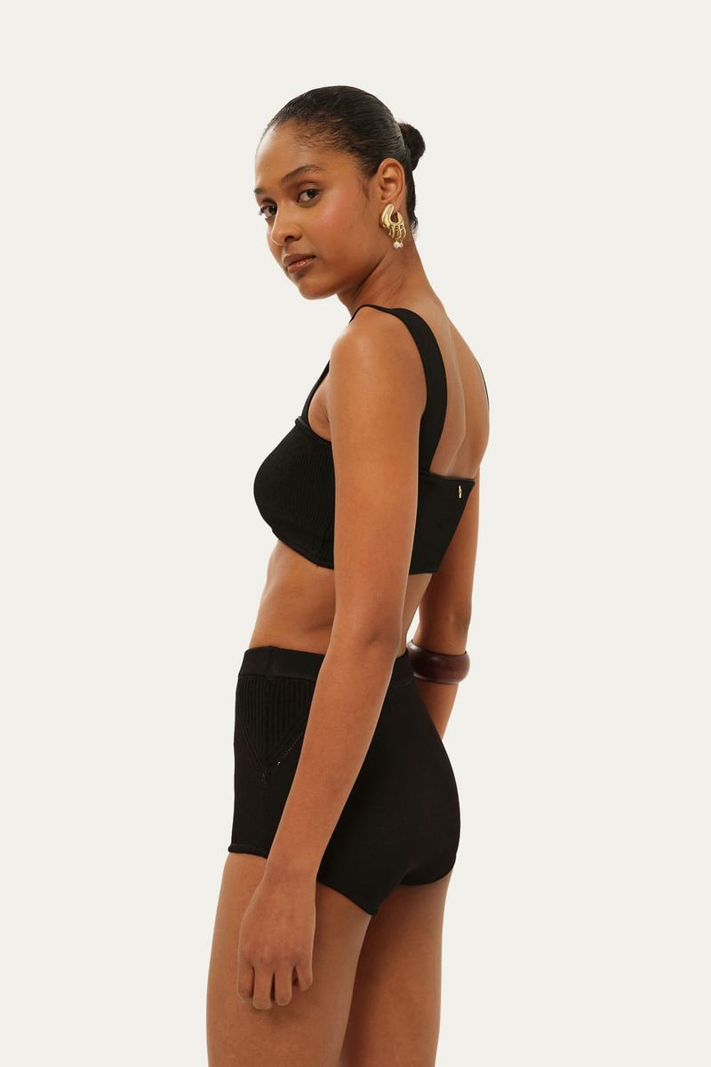 Hot Pants Viola Tata - PRETO 2