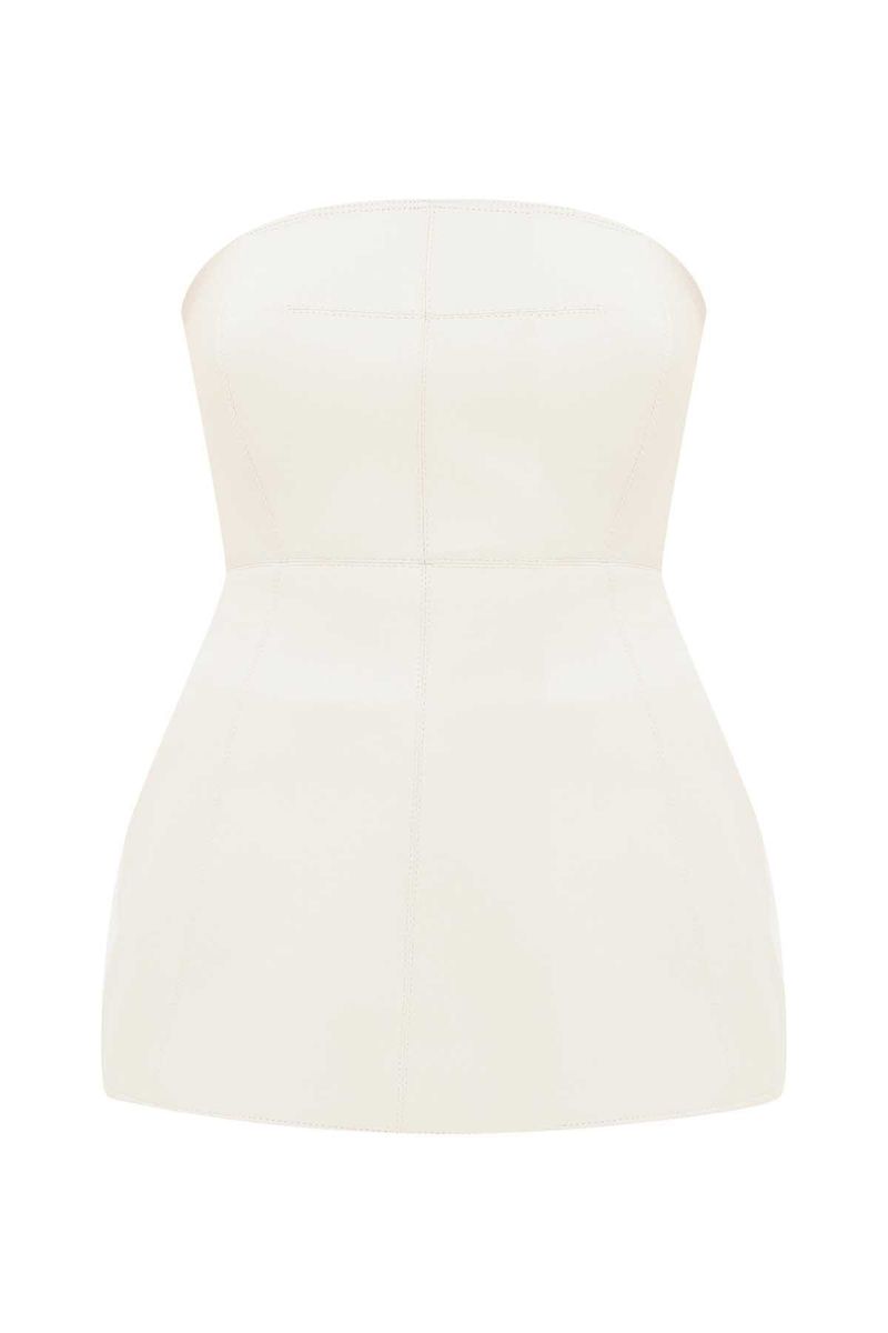 Cropped Couro Tqc Cloe Nk - OFF WHITE 4