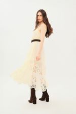 Vestido Midi Cotton Trevo Tarsi Nk - OFF WHITE 1