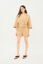 Casaco Alfaiataria Double Fe Nk - BEGE 1